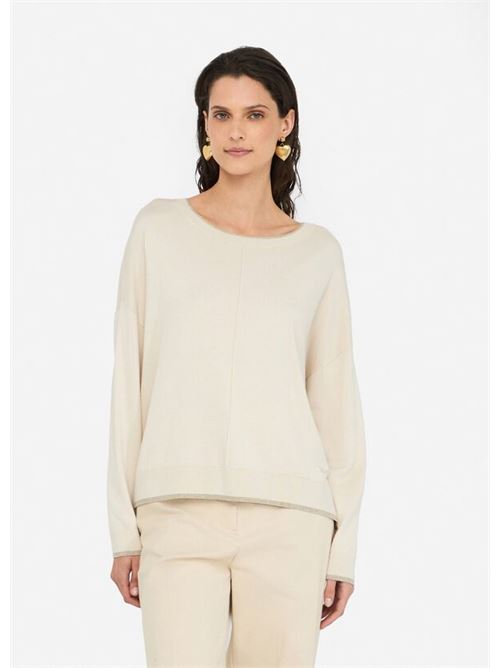 Maglia beige LIU JO | MF5228 MS49I20304