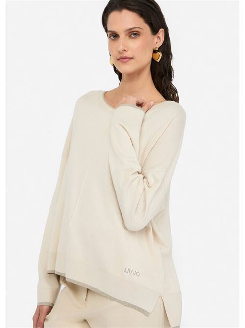 Maglia beige LIU JO | MF5228 MS49I20304