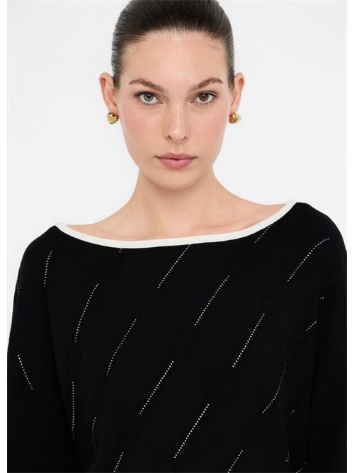 Maglia nera LIU JO | TF5206 MS63L03N66