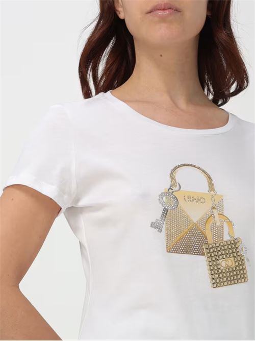 T-shirt bianca LIU JO | WA5362 JS923M9568