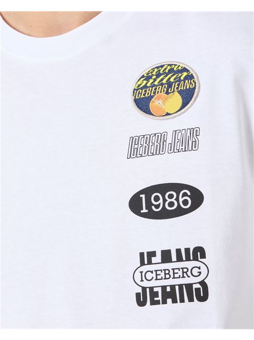 T-shirt bianca ICEBERG | F017 P4001101