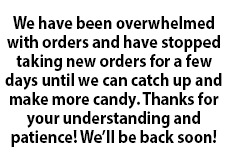 Ordering has been temporarily suspended so we can catch up with demand!