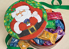 Wrapped Minis Santa Gift Tin