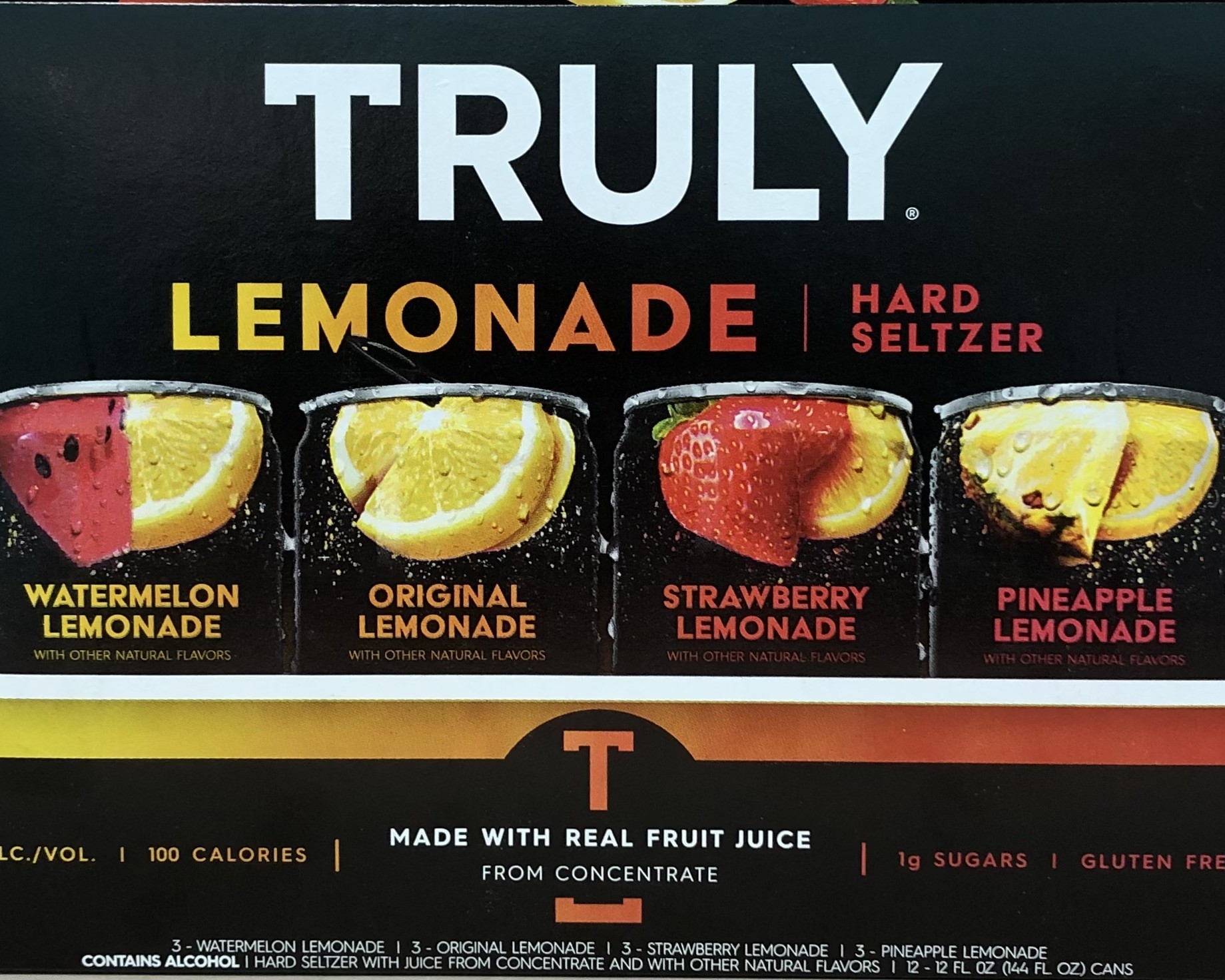Buy Truly Hard Seltzer Lemonade Variety Pack Online City Farms Wine
