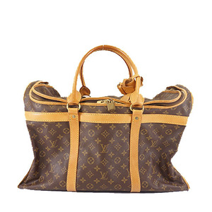 Louis Vuitton Monogram Sakshan55 M42020 Unisex Men Women Boston Bag Handbag Brown