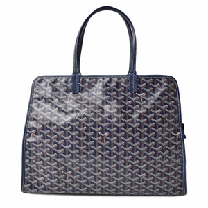 Goyal Tote Bag GOYARD HARDY PM Ardy Herringbone Blue Marine