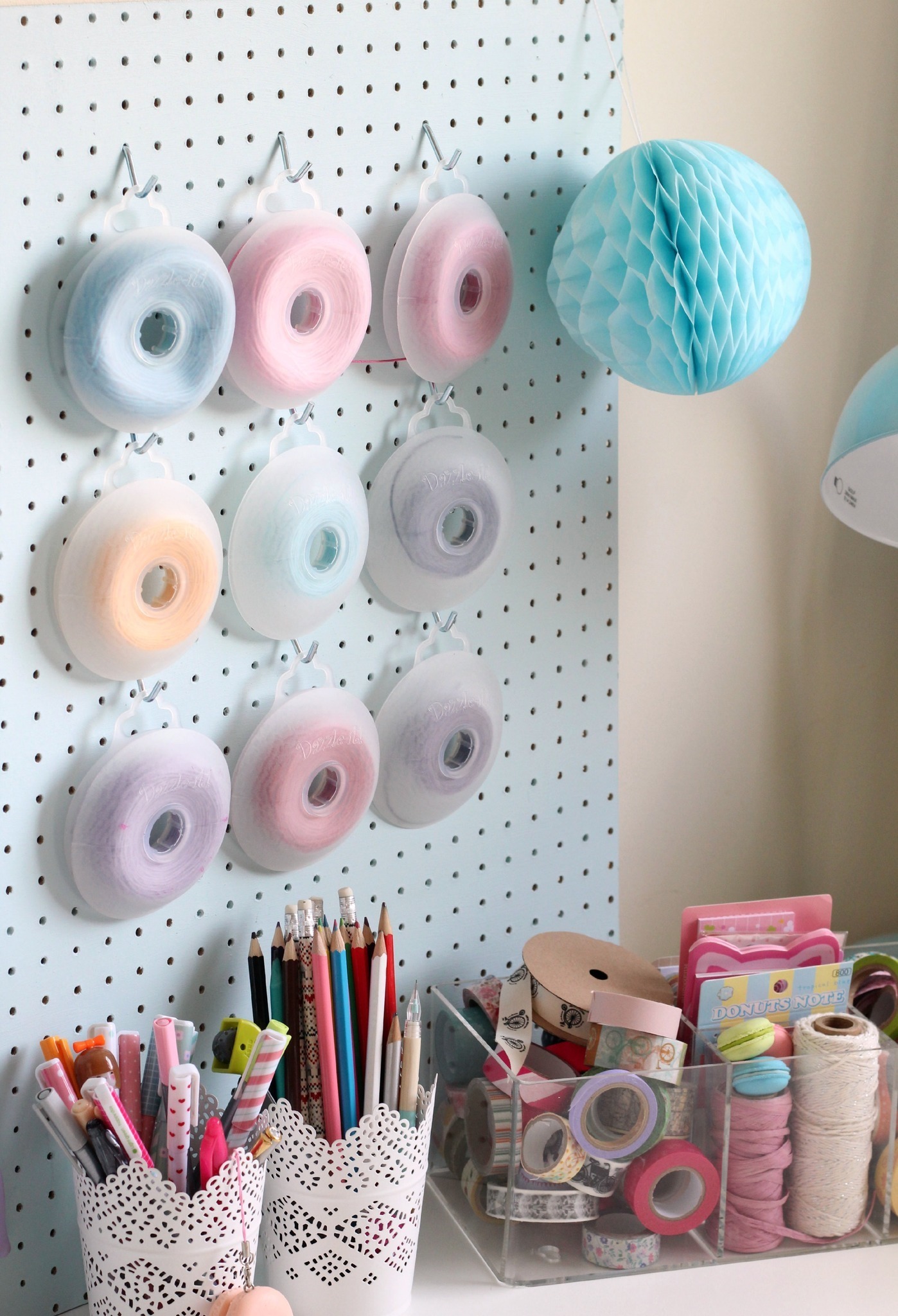 89 2f2014 10 13 094604 claireabellemakes craft studio pegboard storage
