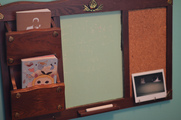 Height 120 mail 20holder 20and 20chalkboard
