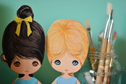 Height 120 paper 20dolls