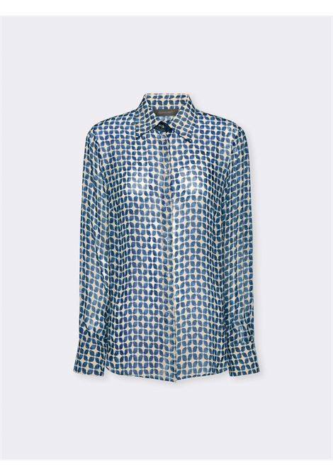 Elena mir? shirt with geometric print ELENA MIRO' | Curvy shirts | 5164P000228N03