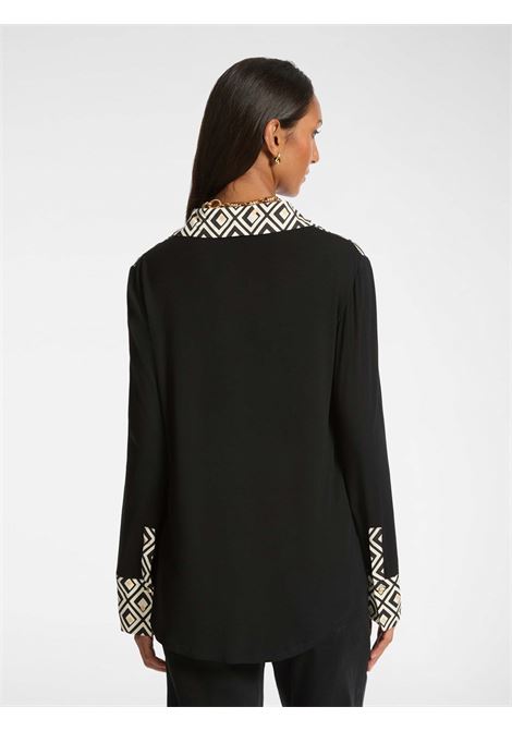 Polo elena mirò stampa geometrica ELENA MIRO' | Polo curvy | G281Z000432N33