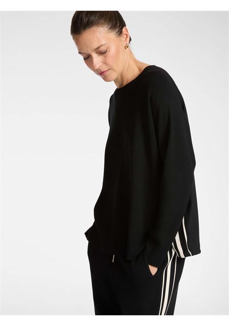 Elena mir? jumper with striped edges ELENA MIRO' | Curvy sweaters | M448Z000576NA1