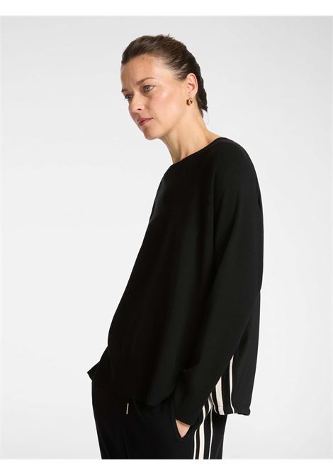 Elena mir? jumper with striped edges ELENA MIRO' | Curvy sweaters | M448Z000576NA1