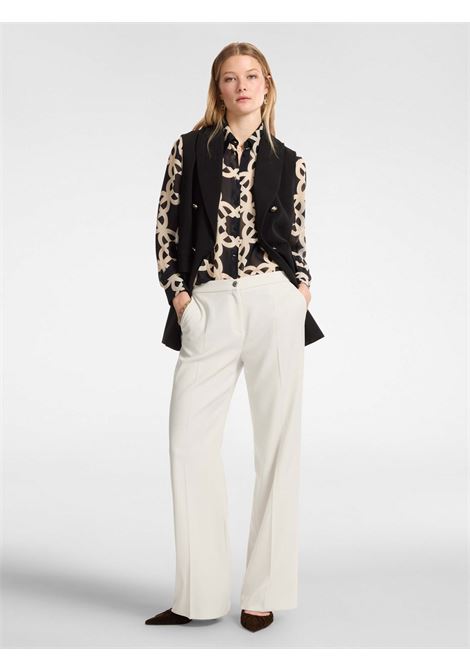 Elena mir? trousers in stretch crepe ELENA MIRO' | Curvy trousers | P163P000359N21