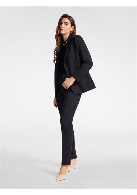Elena mir? trousers pull-on in Milano stitch ELENA MIRO' | Curvy trousers | P813Z100130N33