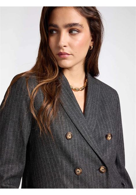 Elena mir? jacket pinstriped flannel  ELENA MIRO' |  | Q132P100069N01