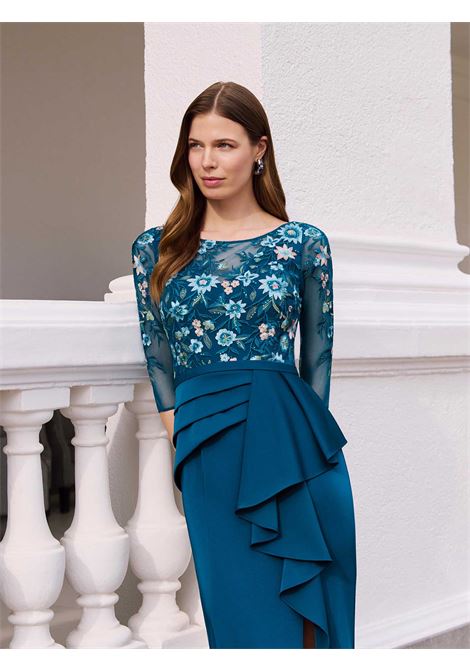 Abito couture club 1G134 COUTURE CLUB | Abiti cerimonia | 1G134PETROLEO