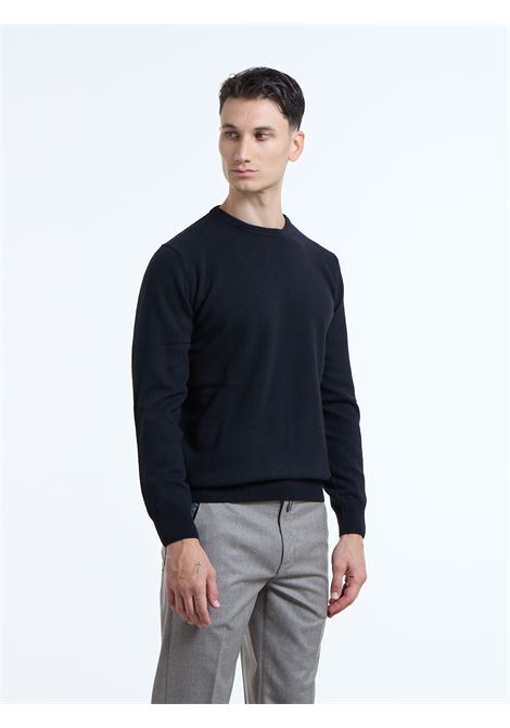 GIROCOLLO MISTO LANA/CASHMERE - NERO LUIGI BORRELLI - NAPOLI | 12KN901-CCK9011- 09