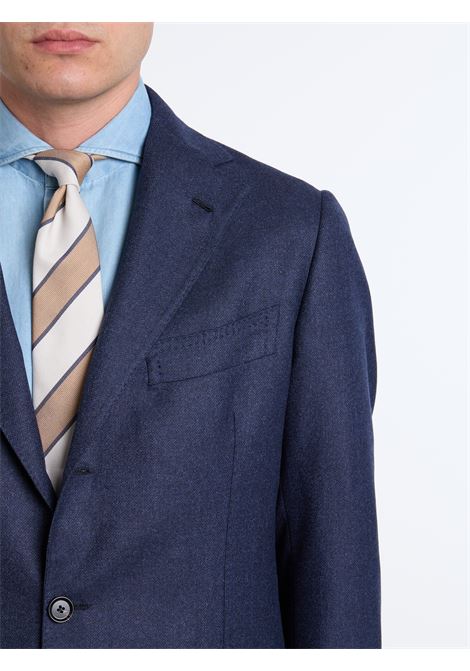 ABITO MONOPETTO PURA LANA  - BLU LUIGI BORRELLI - NAPOLI | A27921- 03