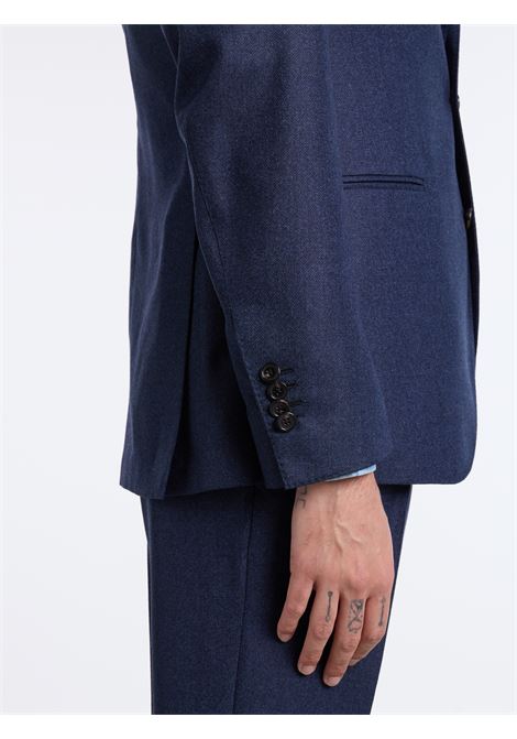 ABITO MONOPETTO PURA LANA  - BLU LUIGI BORRELLI - NAPOLI | A27921- 03