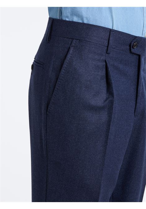 ABITO MONOPETTO PURA LANA  - BLU LUIGI BORRELLI - NAPOLI | A27921- 03