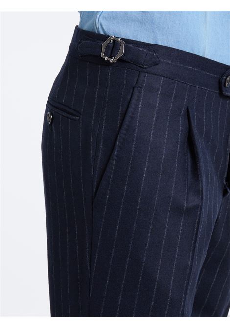 ABITO MONOPETTO GESSATO LANA - BLU LUIGI BORRELLI - NAPOLI | A27924- 03