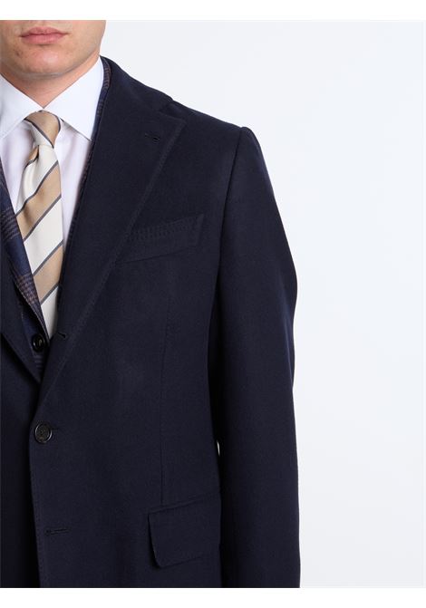 CAPPOTTO MONOPETTO LANA - BLU LUIGI BORRELLI - NAPOLI | C17905-TO- 05