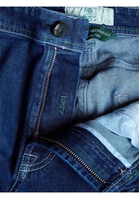 CAMERELLE JEANS - DENIM BLU LUIGI BORRELLI - NAPOLI | CAMERELLE-JS904- N1