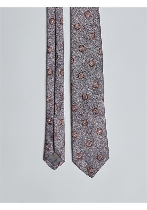 CRAVATTA SARTORIALE - GRIGIO/MARRONE LUIGI BORRELLI - NAPOLI | CR479074- 04