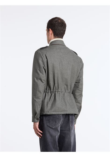 LINED FIELD JACKET - GREEN LUIGI BORRELLI - NAPOLI | OT9001-CCK27927- 02
