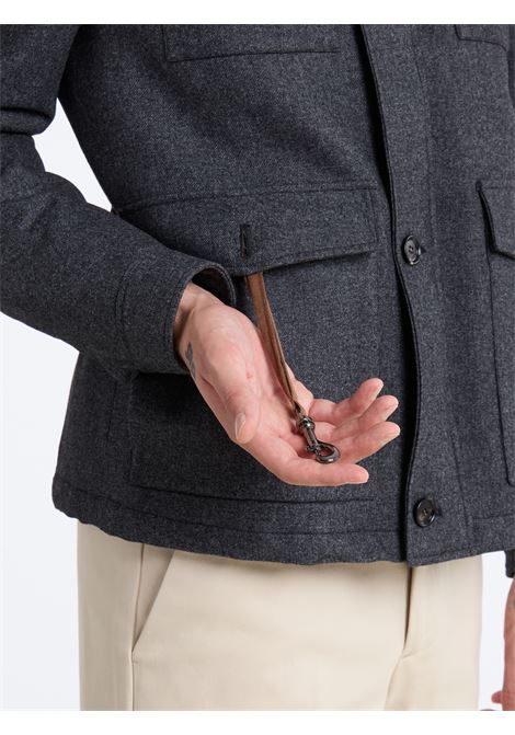 LINED FIELD JACKET - BLACK LUIGI BORRELLI - NAPOLI | OT9001-CCK27927- 04