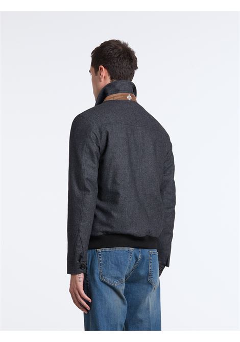 AVIATOR WOOL BLEND - BLACK LUIGI BORRELLI - NAPOLI | OT9003-CCK27927- 04