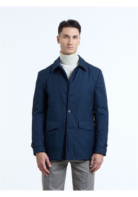 CABAN FODERATO IMPERMEABILE - BLU LUIGI BORRELLI - NAPOLI | OT9008-CCK9006- 03