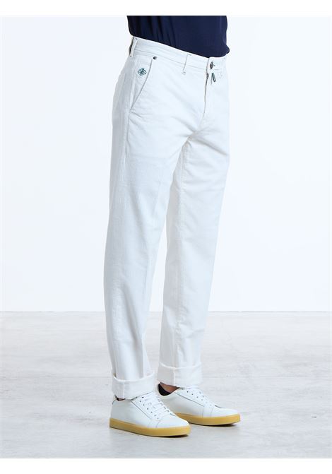 JEANS MOD. PLEBISCITO COTONE - BIANCO LUIGI BORRELLI - NAPOLI | PLEBISCITO-CCK9001- 01