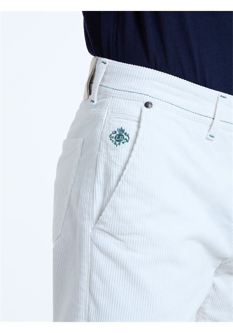 JEANS MOD. PLEBISCITO COTONE - BIANCO LUIGI BORRELLI - NAPOLI | PLEBISCITO-CCK9001- 01