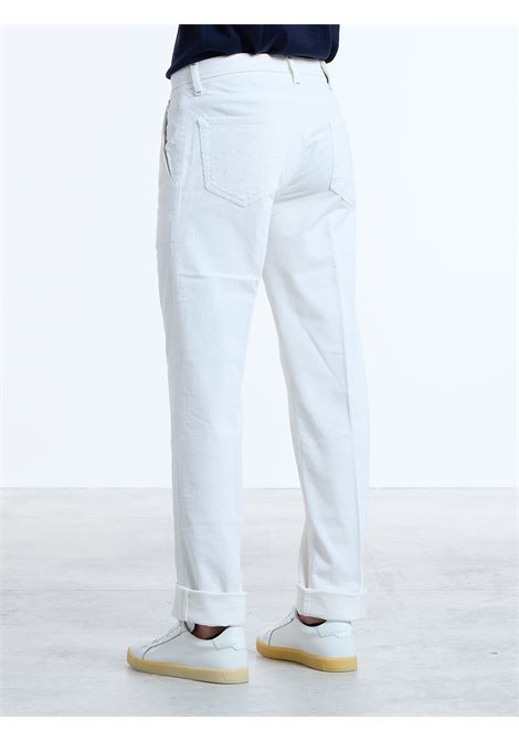 JEANS MOD. PLEBISCITO COTONE - BIANCO LUIGI BORRELLI - NAPOLI | PLEBISCITO-CCK9001- 01