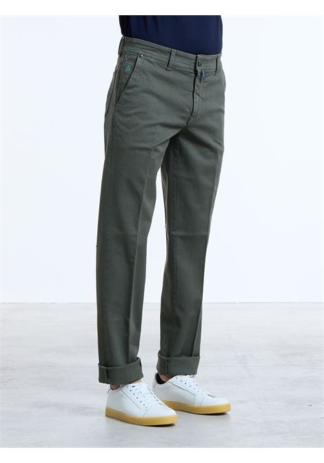 JEANS MOD. PLEBISCITO COTONE - VERDE LUIGI BORRELLI - NAPOLI | PLEBISCITO-CCK9003- 05