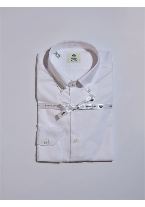 CAMICIA OXFORD BUTTON DOWN - BIANCO LUIGI BORRELLI - NAPOLI | PS10001- 6 LUCA/BD