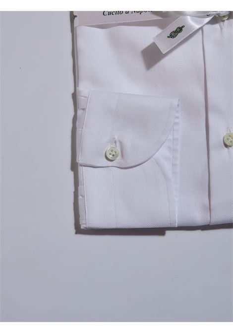 CAMICIA OXFORD BUTTON DOWN - BIANCO LUIGI BORRELLI - NAPOLI | PS10001- 6 LUCA/BD