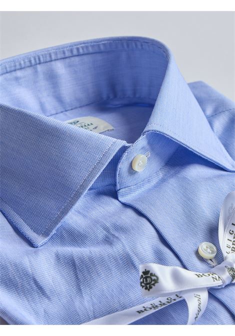 CAMICIA TWILL - AZZURRO MEDIO LUIGI BORRELLI - NAPOLI | PS10003- 8