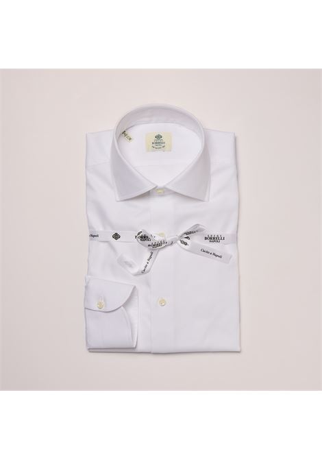 CAMICIA SPIGATINO TWILL - BIANCO LUIGI BORRELLI - NAPOLI | PS10011- 1
