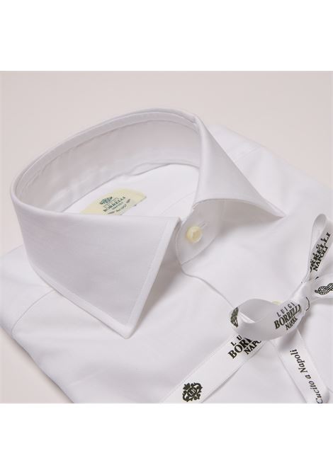 SPIGATINO TWILL SHIRT - WHITE LUIGI BORRELLI - NAPOLI | PS10011- 1