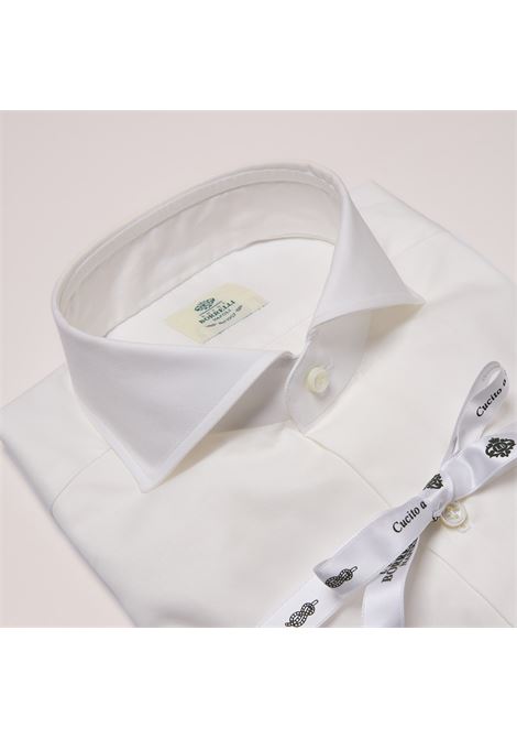 CAMICIA POPELINE - BIANCO LUIGI BORRELLI - NAPOLI | PS40074- 1