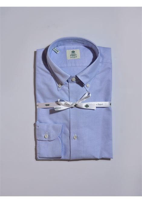 CAMICIA PANAMA BUTTON DOWN - CELESTE LUIGI BORRELLI - NAPOLI | PS44138- 2