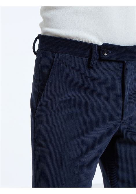 PANTALONE CLASSICO A COSTINE NO PENCES - BLU LUIGI BORRELLI - NAPOLI | PTSP-CCK9024- 06