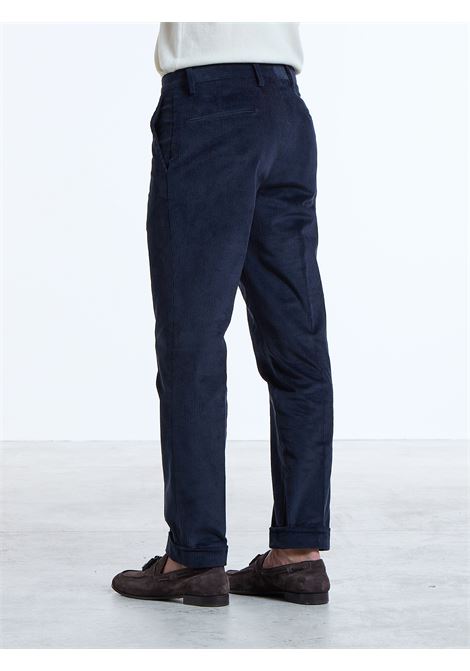 PANTALONE CLASSICO A COSTINE NO PENCES - BLU LUIGI BORRELLI - NAPOLI | PTSP-CCK9024- 06