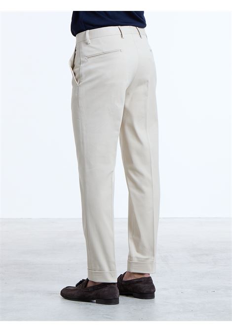 PANTALONE CLASSICO NO PENCES COTONE - BIANCO LUIGI BORRELLI - NAPOLI | PTSP-CCK9025- 01