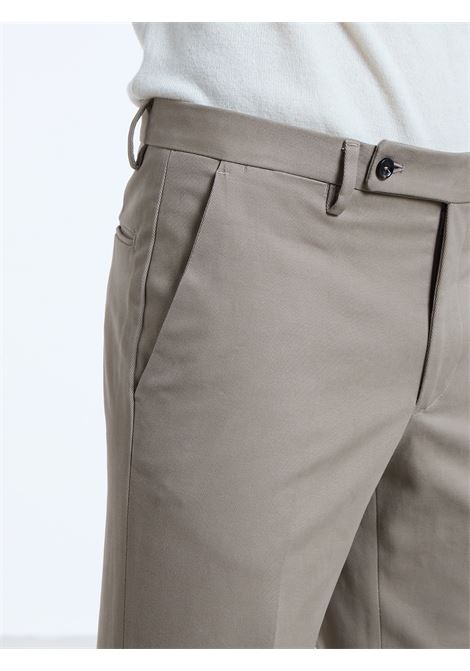 PANTALONE CLASSICO NO PENCES COTONE - BEIGE LUIGI BORRELLI - NAPOLI | PTSP-CCK9025- 02
