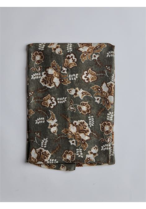 PURE CASHMERE SCARF - GREEN LUIGI BORRELLI - NAPOLI | SC904- 2