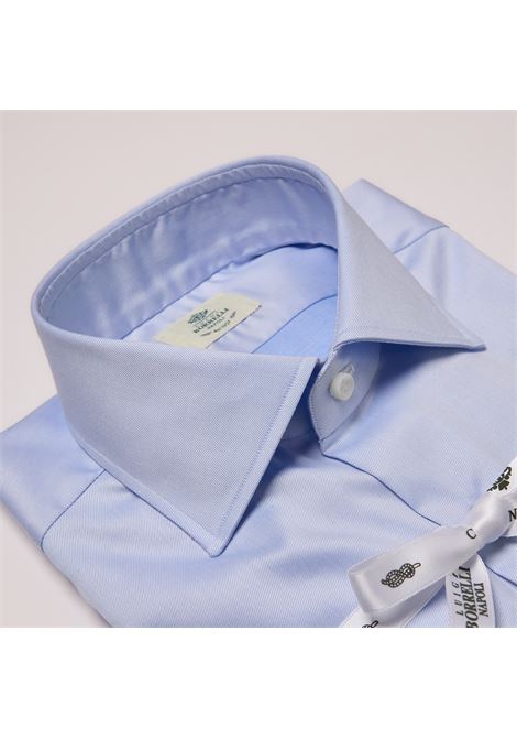 CAMICIA TWILL - AZZURRO LUIGI BORRELLI - NAPOLI | SR00EC- 1